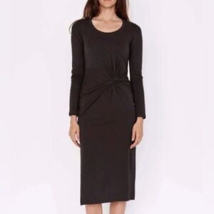 Sundry | Dresses | Sundry Henley Loose Midi Dress | Poshmark